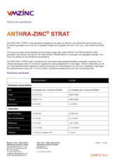 Technische fiche ANTHRA-ZINC STRAT